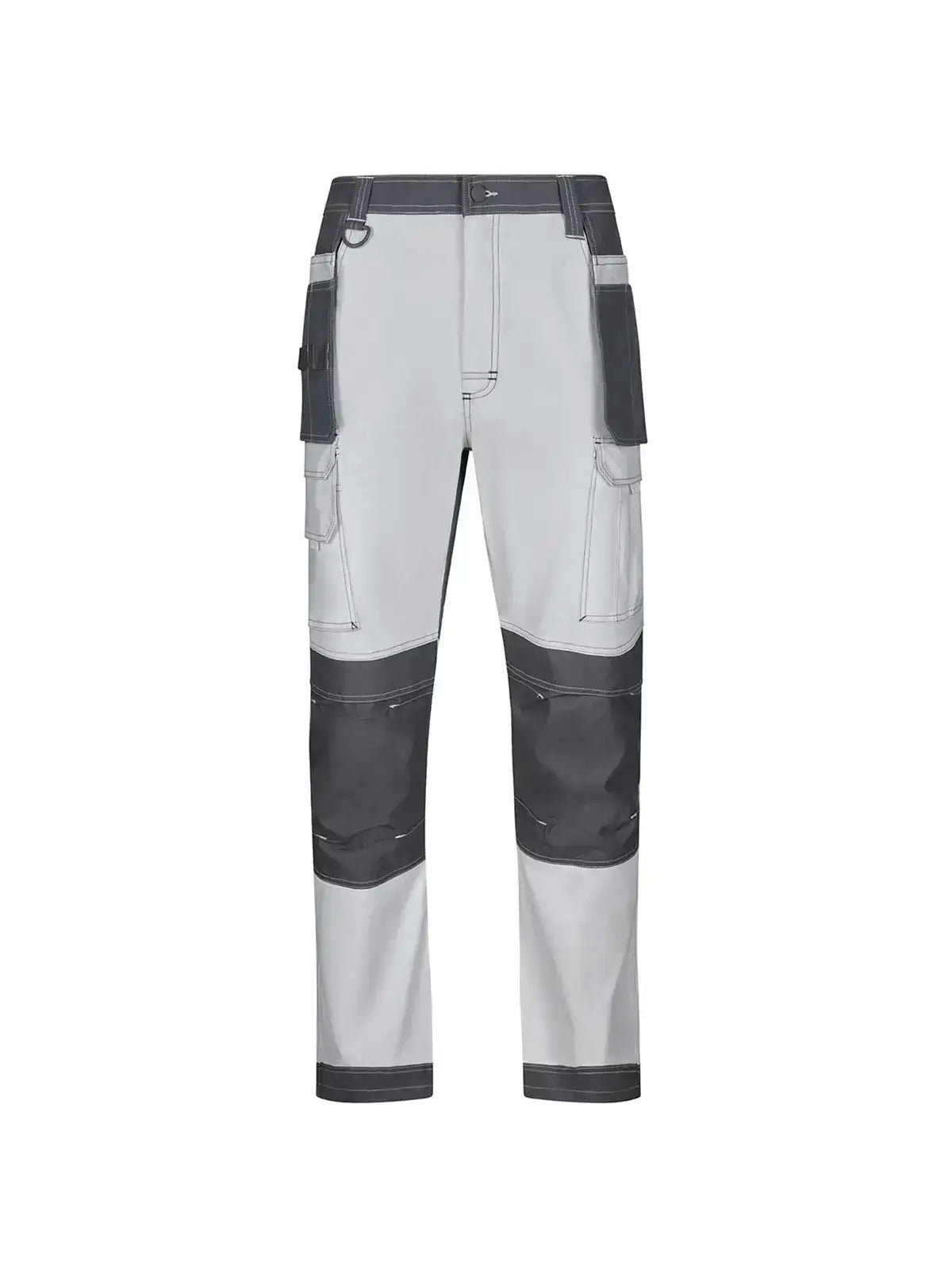 Pantalón canvas stretch bicolor con bolsillos flotantes Velilla 103019S