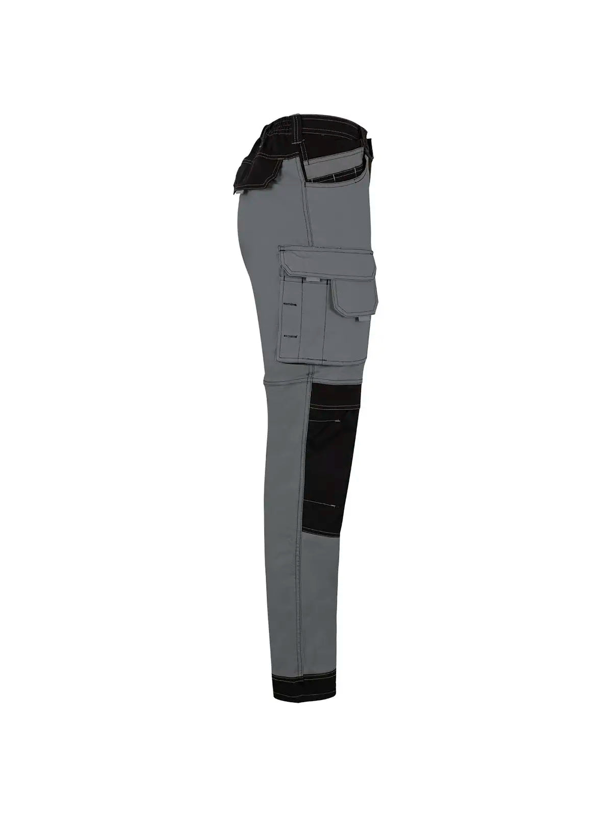 Pantalón canvas stretch bicolor con bolsillos flotantes Velilla 103019S