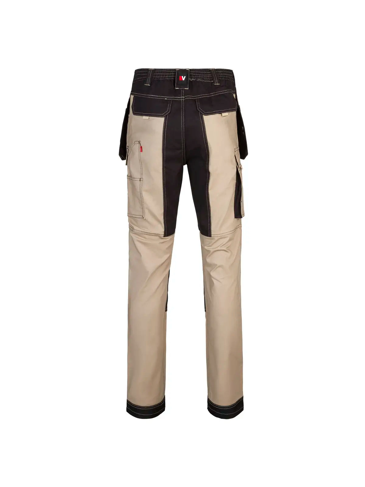 Pantalón canvas stretch bicolor con bolsillos flotantes Velilla 103019S