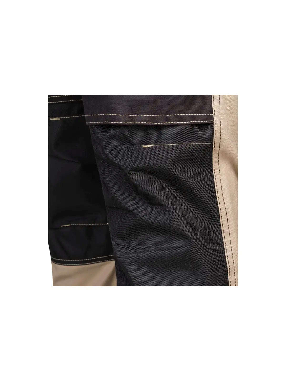 Pantalón canvas stretch bicolor con bolsillos flotantes Velilla 103019S