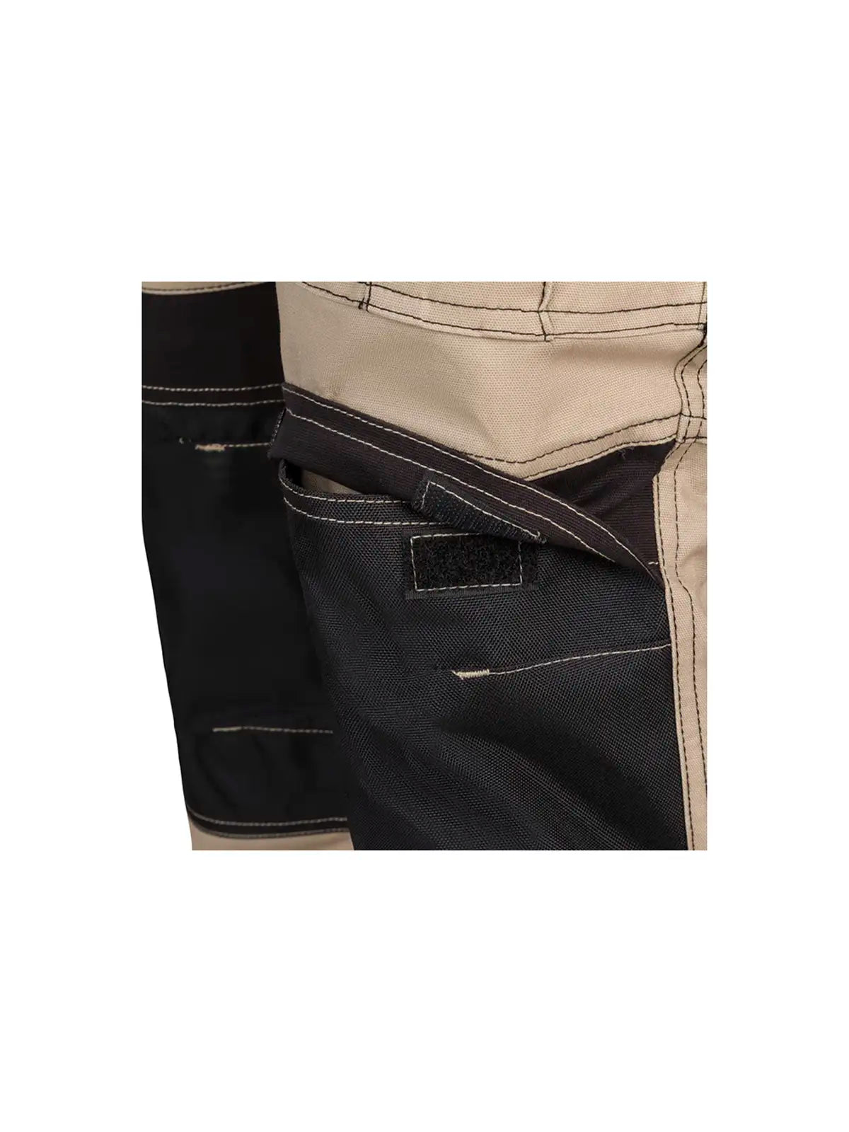 Pantalón canvas stretch bicolor con bolsillos flotantes Velilla 103019S