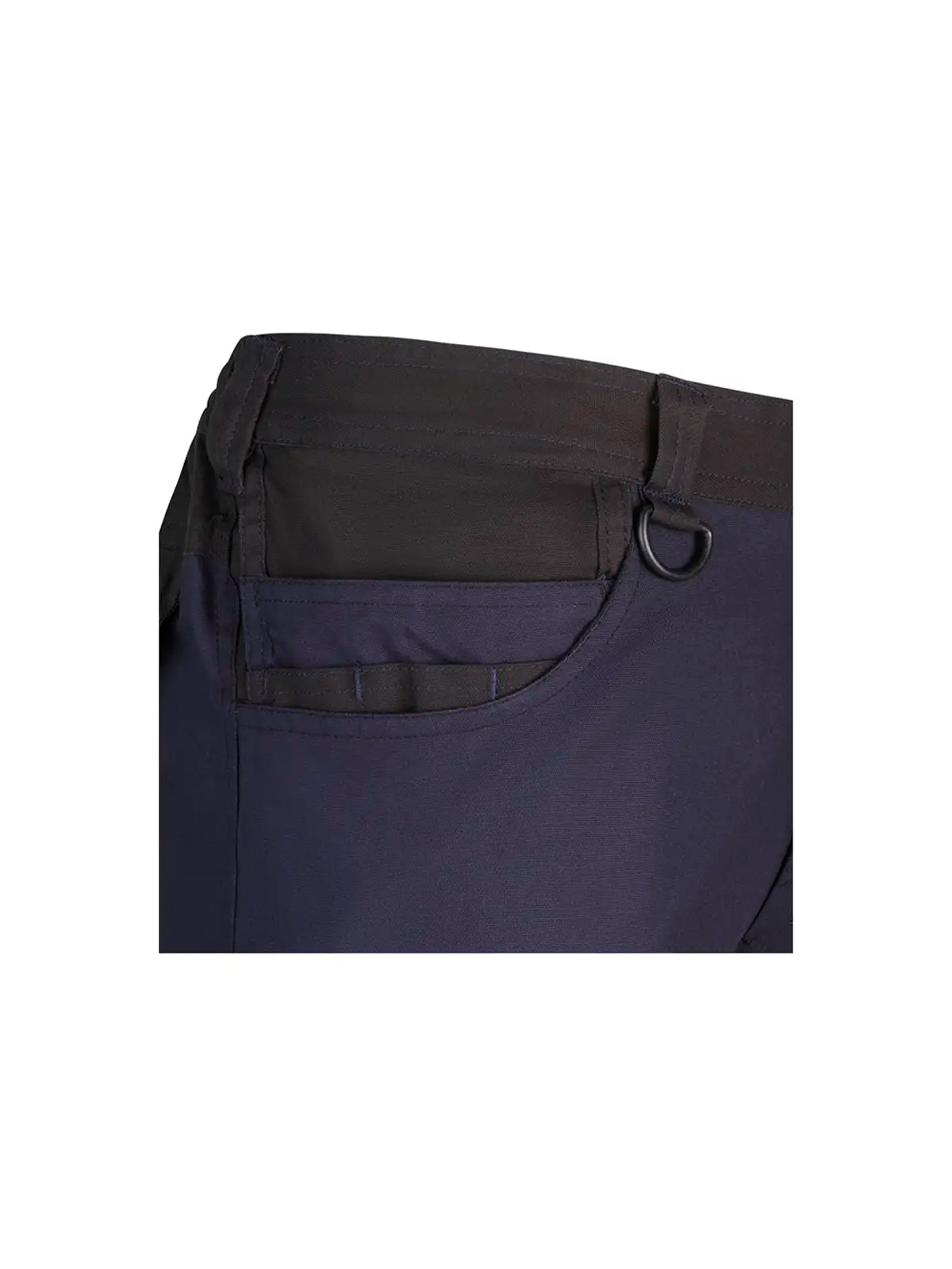 Pantalón canvas stretch bicolor con bolsillos flotantes Velilla 103019S