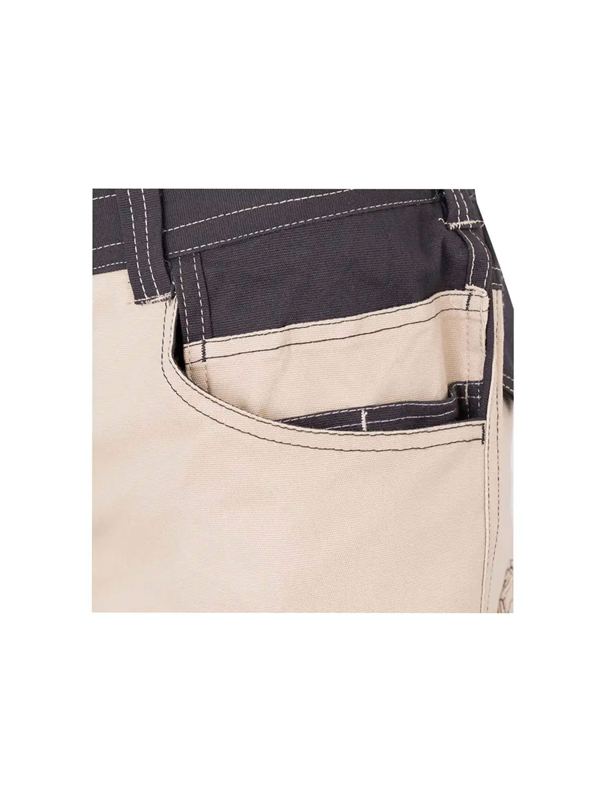 Pantalón corto canvas stretch con bolsillos flotantes Velilla 103029S