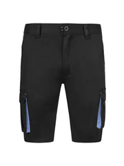 Pantalón corto stretch bicolor multibolsillos Velilla 103034S