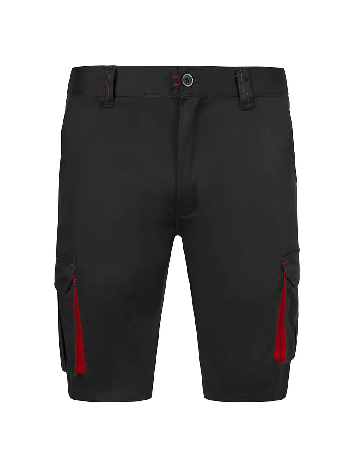 Pantalón corto stretch bicolor multibolsillos Velilla 103034S