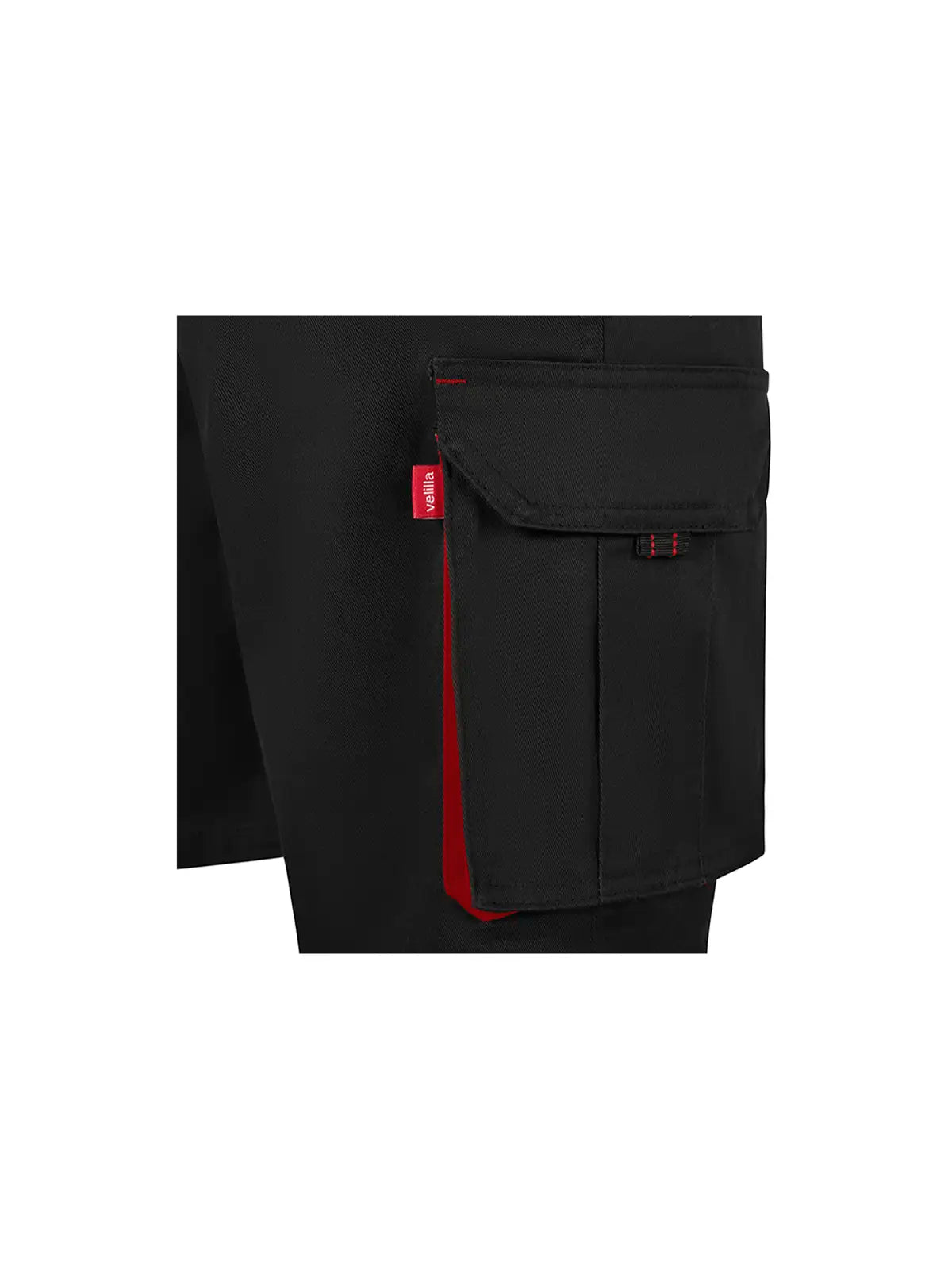 Pantalón corto stretch bicolor multibolsillos Velilla 103034S