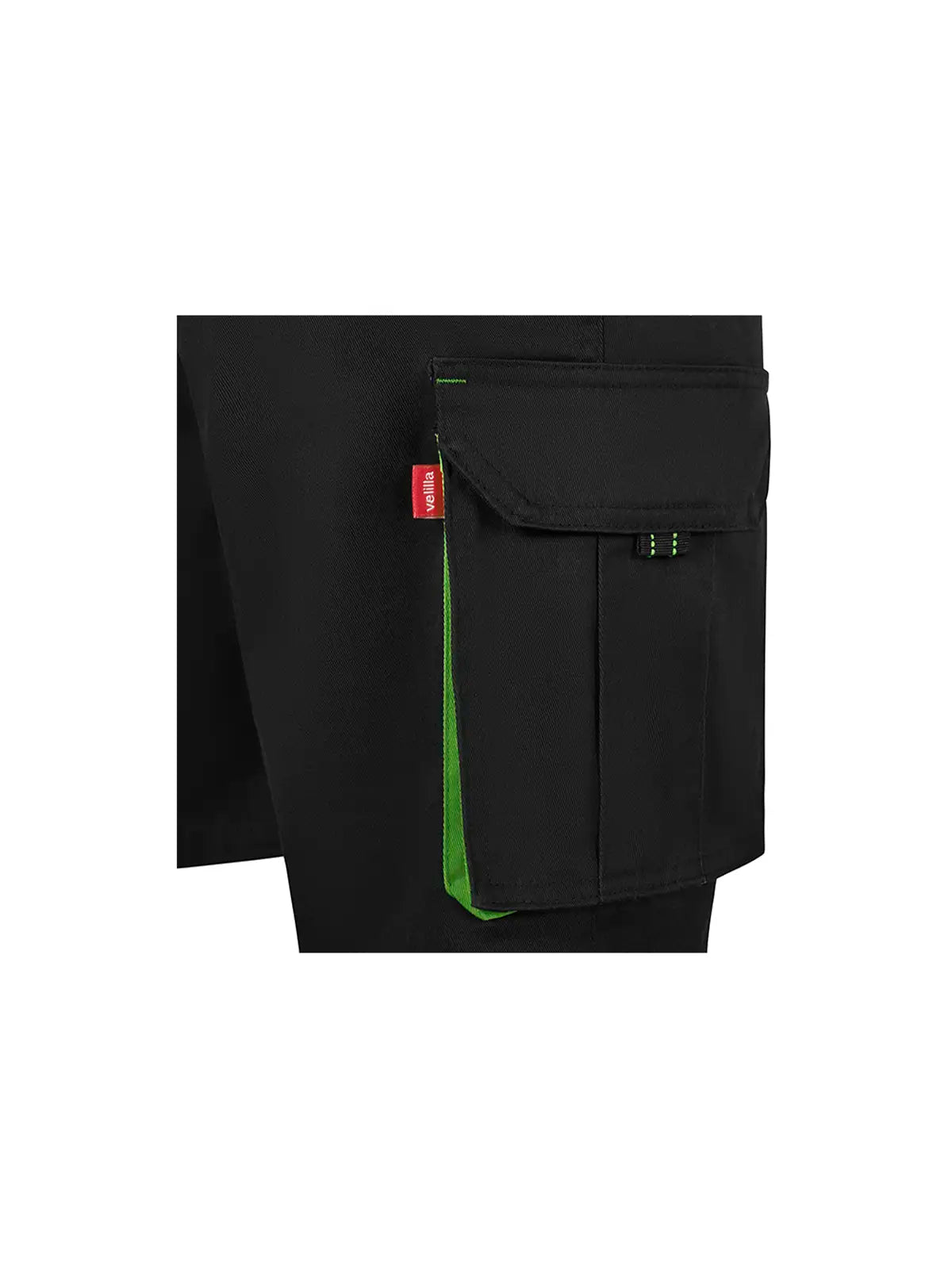 Pantalón corto stretch bicolor multibolsillos Velilla 103034S