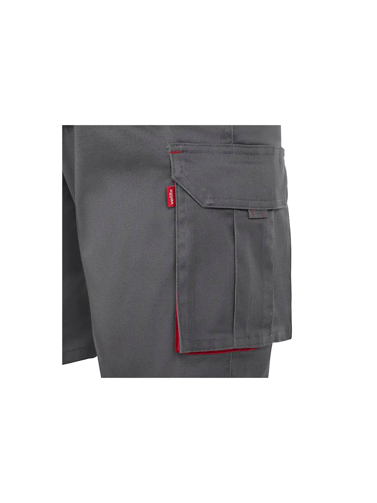 Pantalón corto stretch bicolor multibolsillos Velilla 103034S