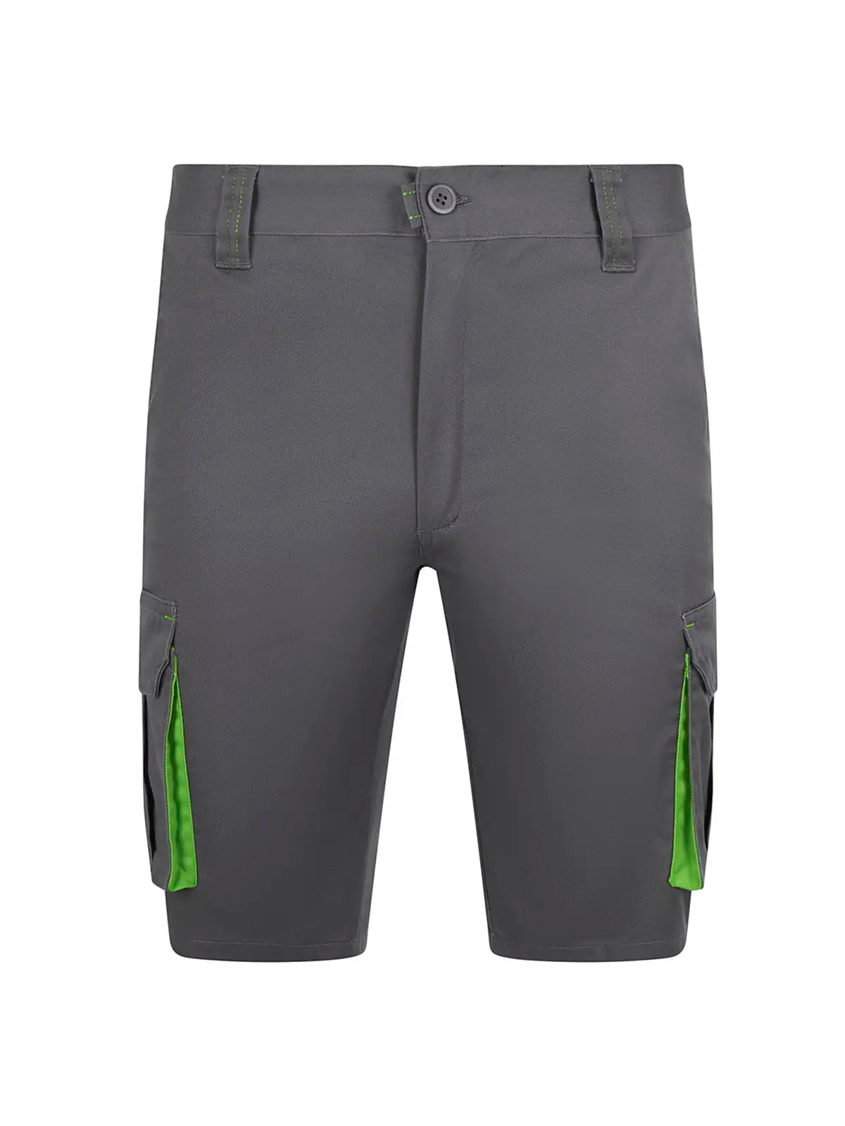 Pantalón corto stretch bicolor multibolsillos Velilla 103034S