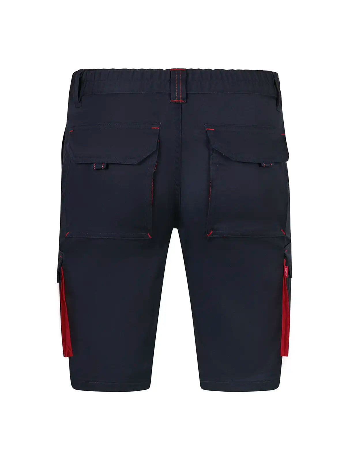 Pantalón corto stretch bicolor multibolsillos Velilla 103034S