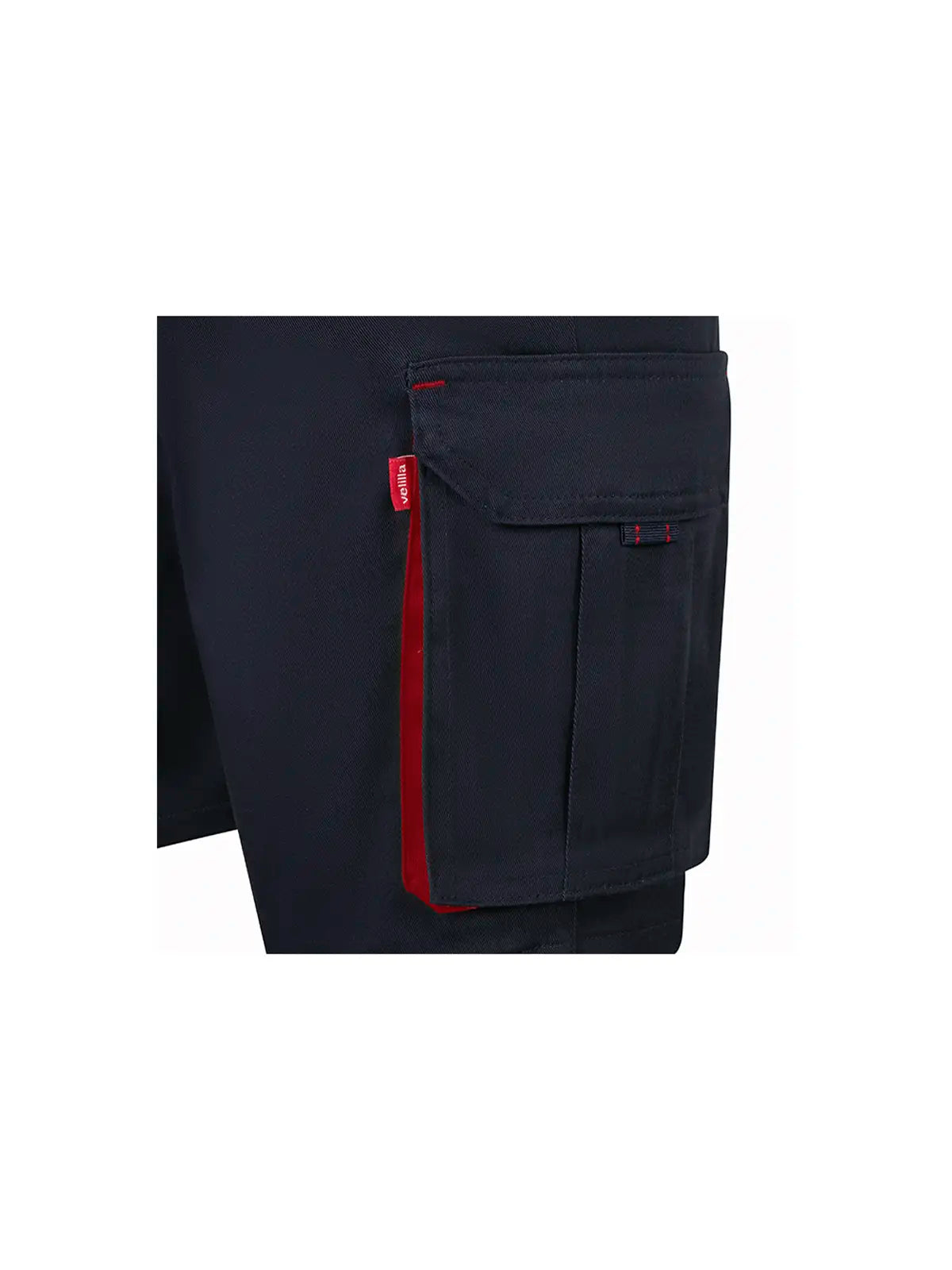 Pantalón corto stretch bicolor multibolsillos Velilla 103034S