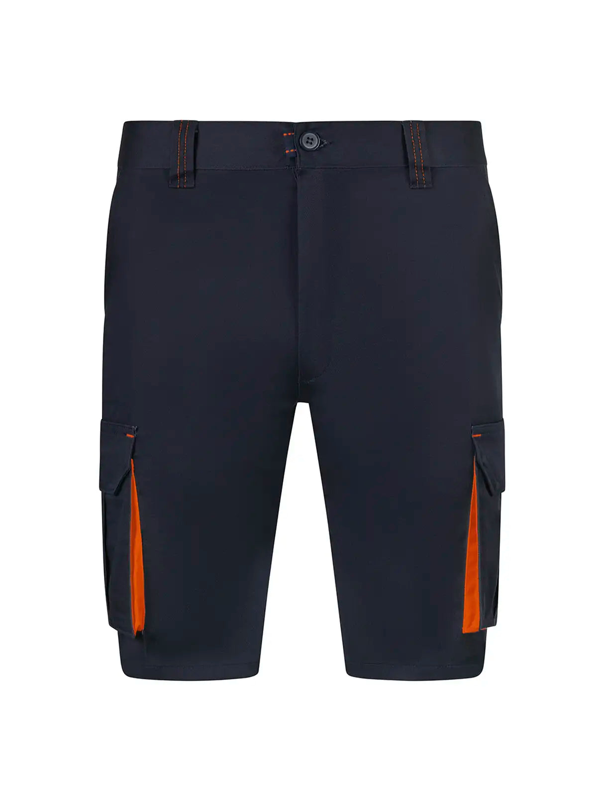 Pantalón corto stretch bicolor multibolsillos Velilla 103034S