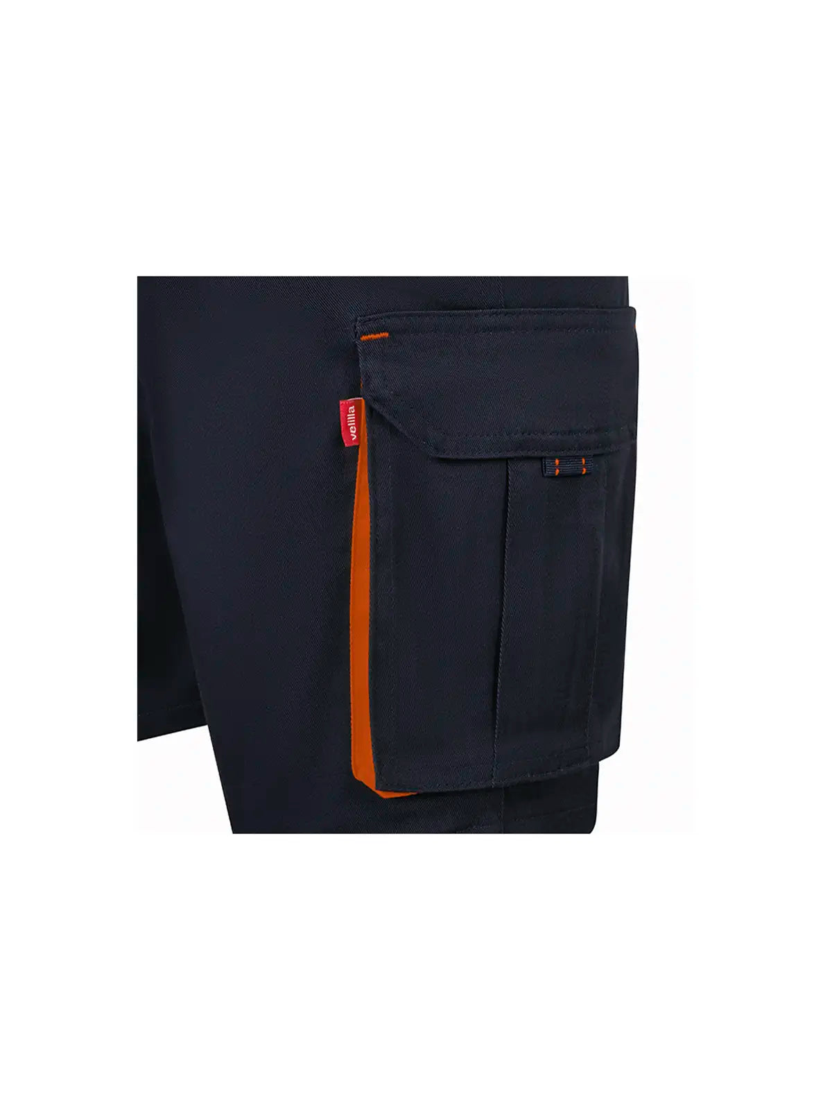Pantalón corto stretch bicolor multibolsillos Velilla 103034S