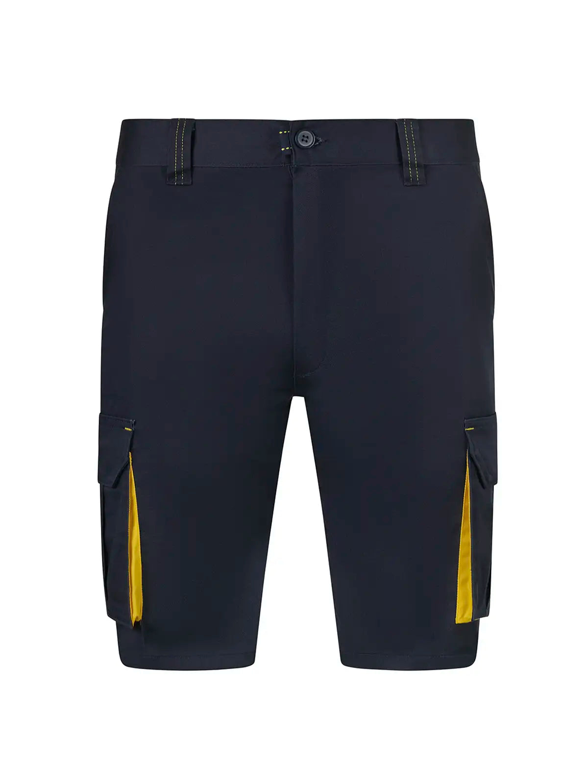 Pantalón corto stretch bicolor multibolsillos Velilla 103034S