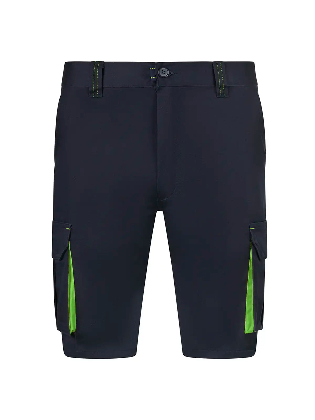 Pantalón corto stretch bicolor multibolsillos Velilla 103034S