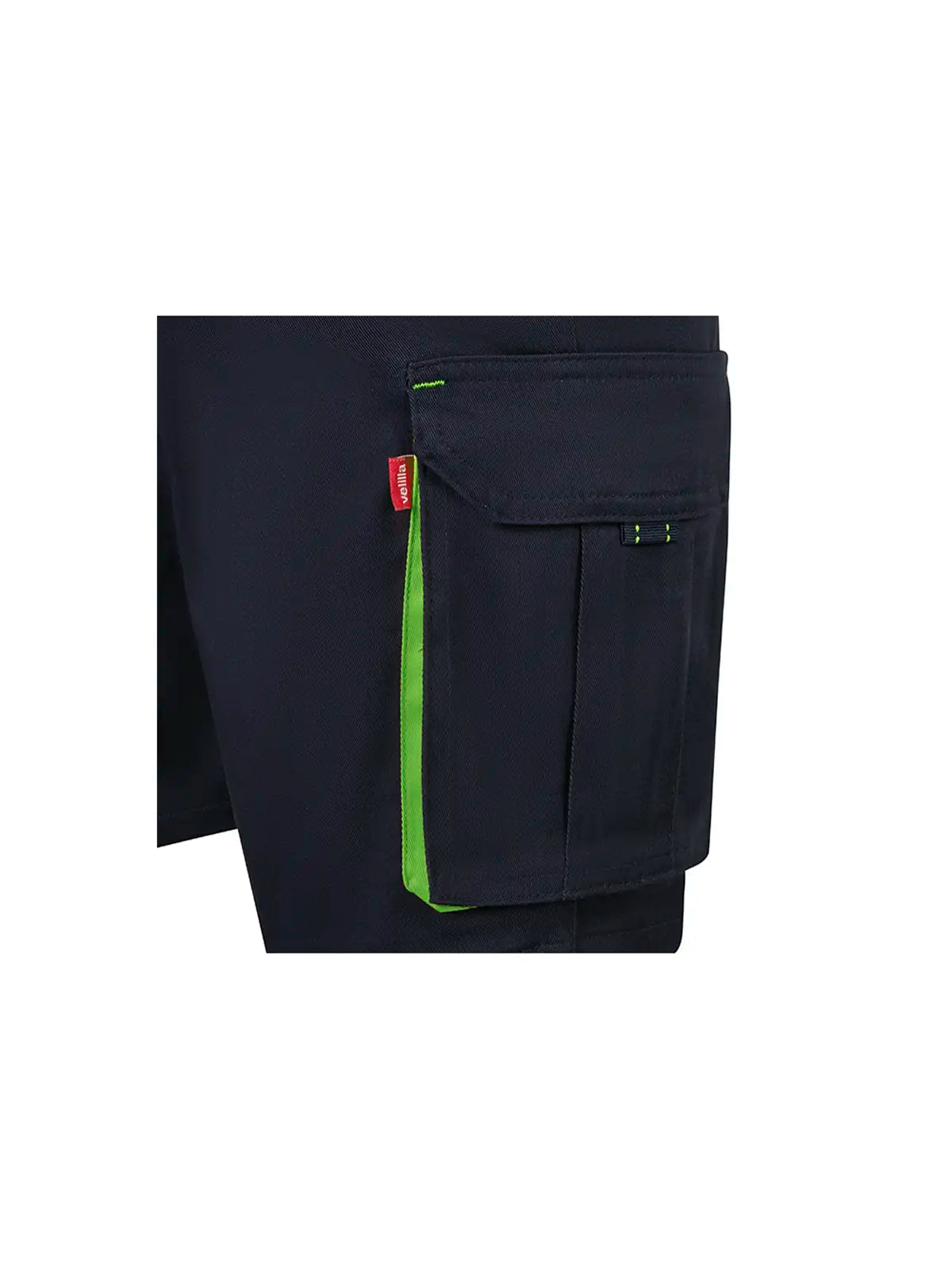 Pantalón corto stretch bicolor multibolsillos Velilla 103034S