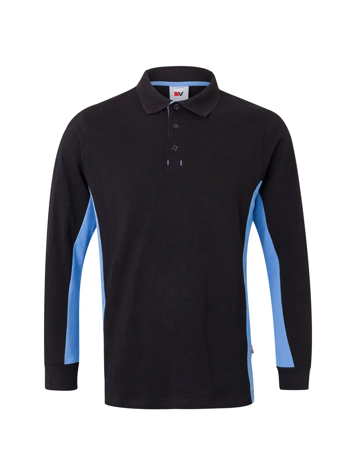 Polo manga larga bicolor Velilla 105514