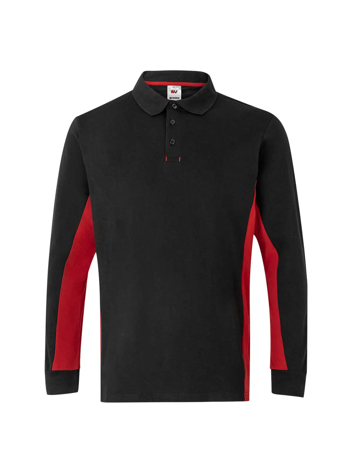 Polo manga larga bicolor Velilla 105514