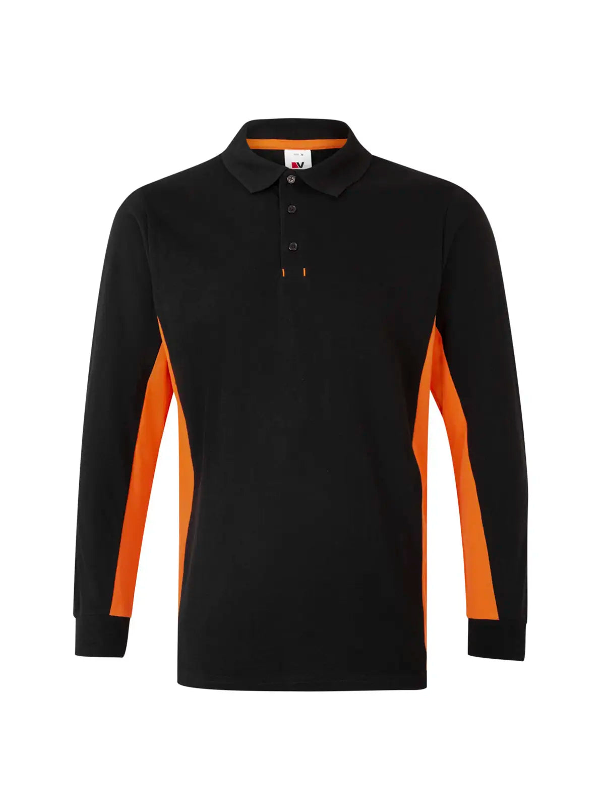 Polo manga larga bicolor Velilla 105514