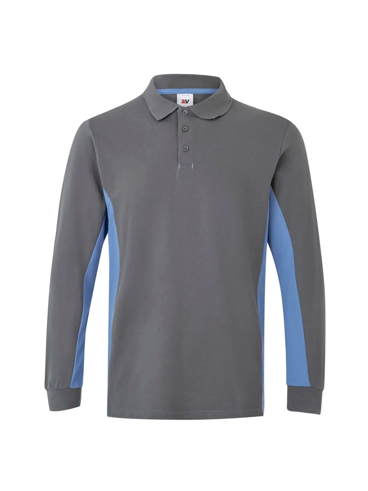 Polo manga larga bicolor Velilla 105514