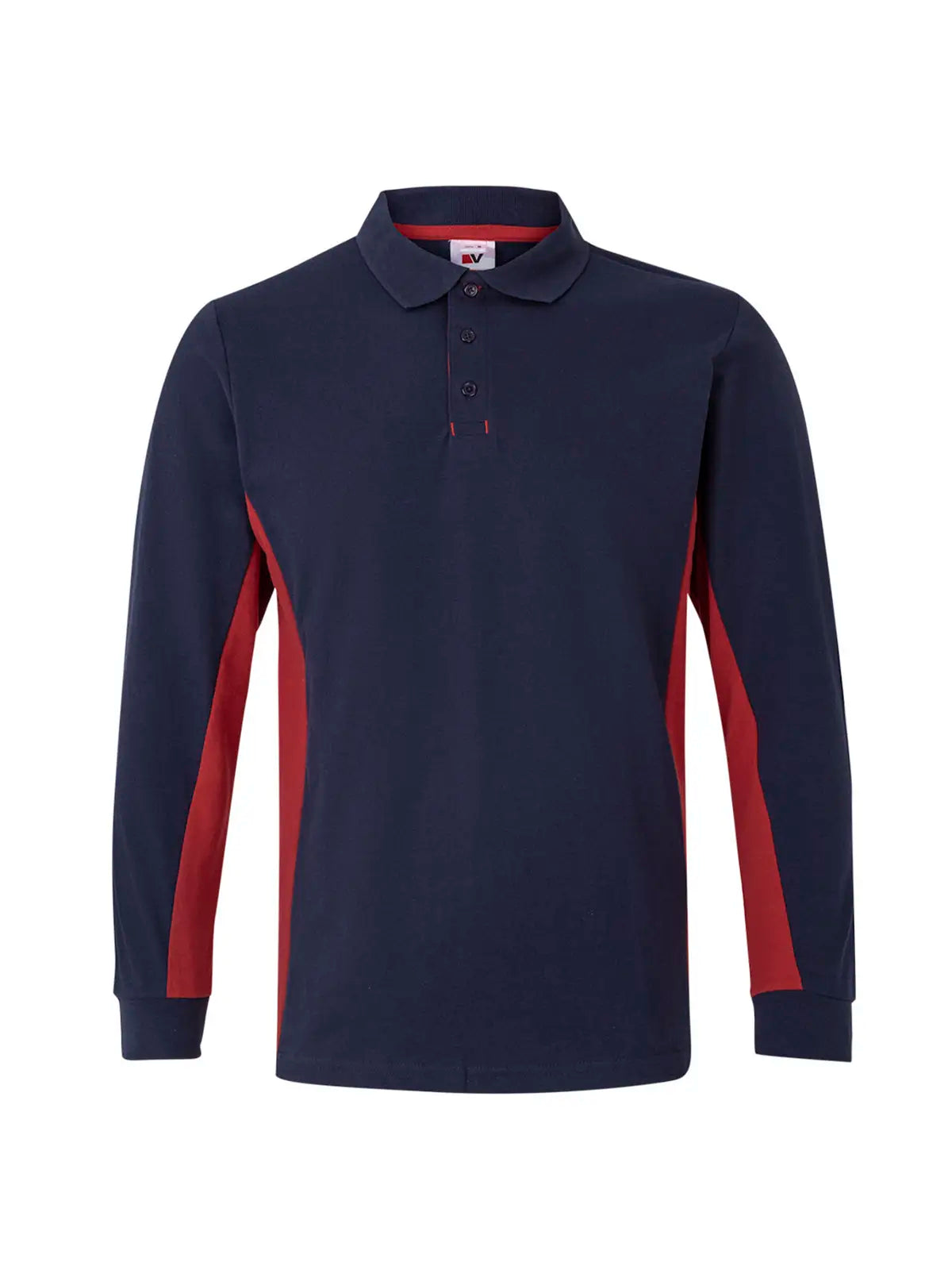Polo manga larga bicolor Velilla 105514