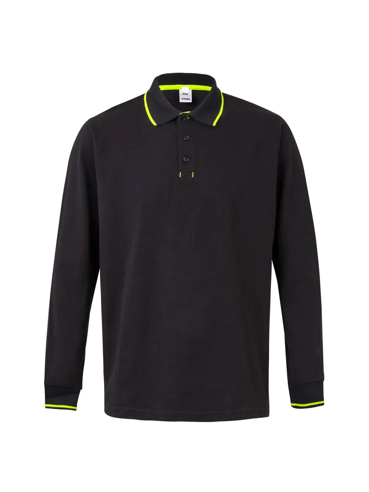 Polo manga larga bicolor Velilla 105515