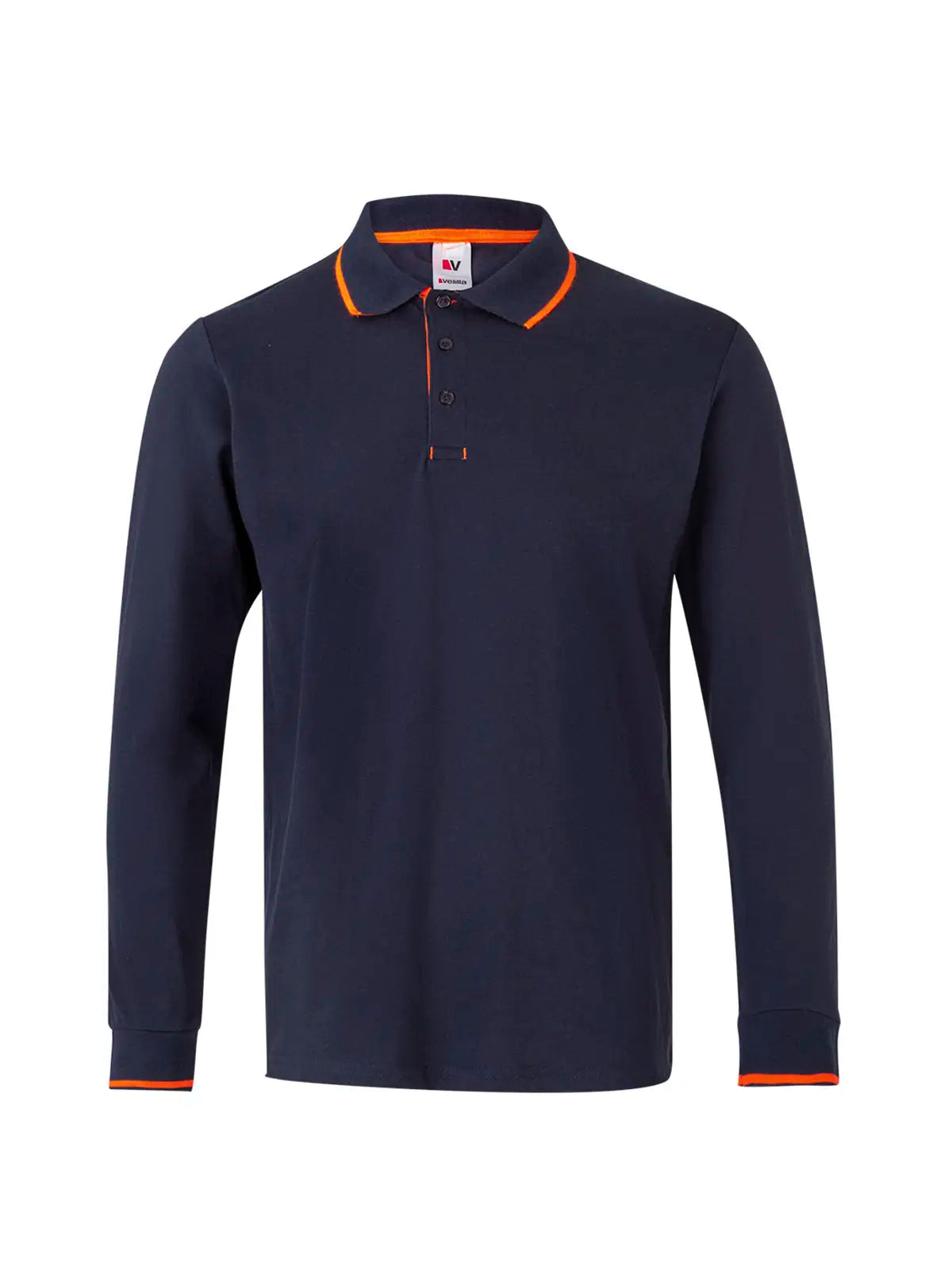 Polo manga larga bicolor Velilla 105515