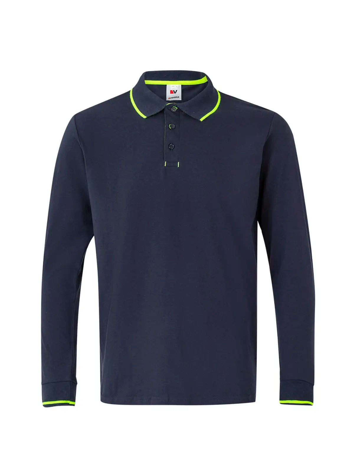 Polo manga larga bicolor Velilla 105515