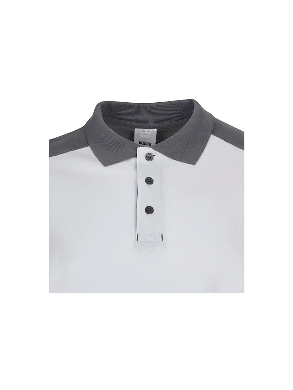 Polo manga larga stretch bicolor Velilla 105529S