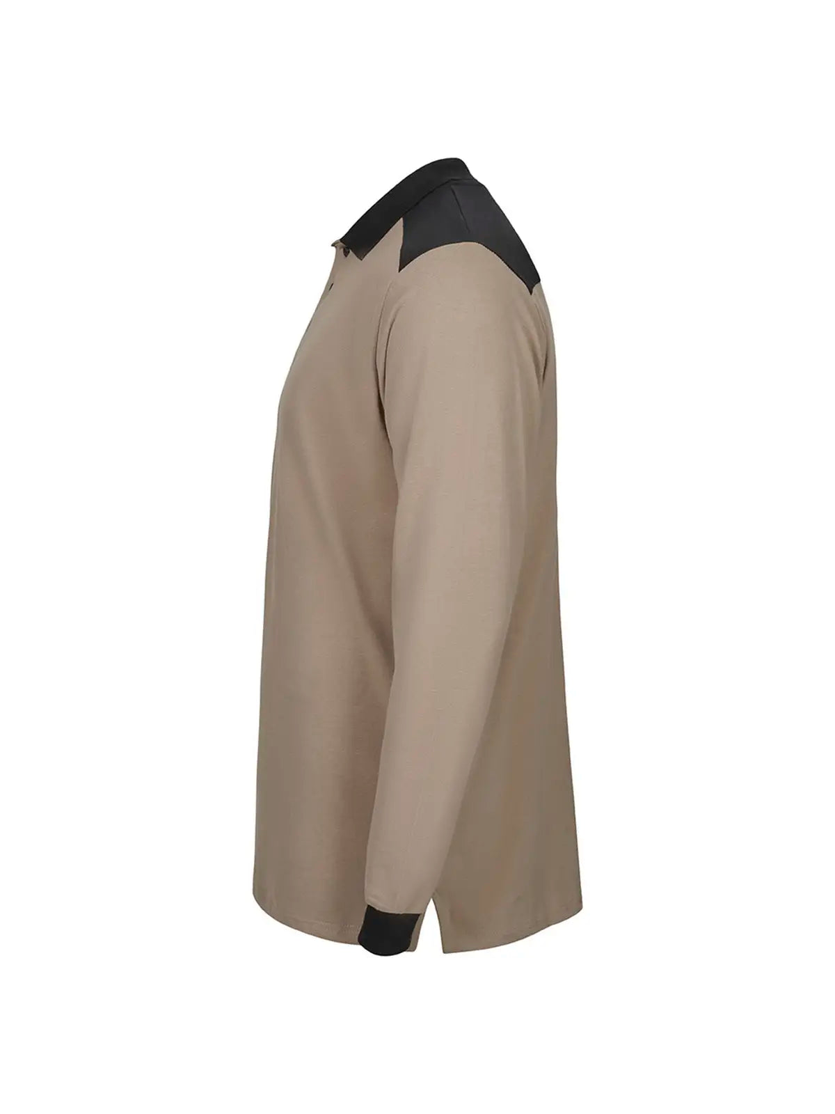 Polo manga larga stretch bicolor Velilla 105529S