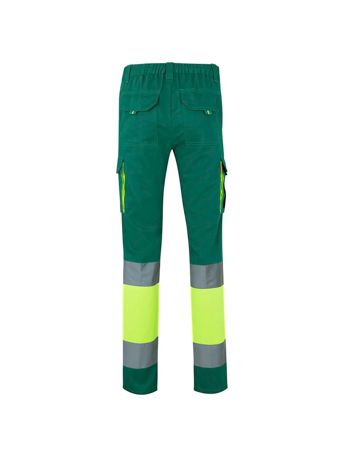 Pantalón alta visibilidad 100% algodón bicolor multibolsillos Velilla 303007