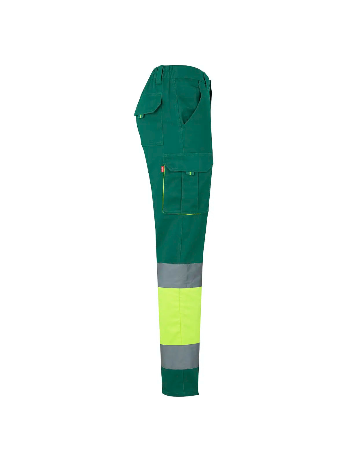 Pantalón alta visibilidad 100% algodón bicolor multibolsillos Velilla 303007