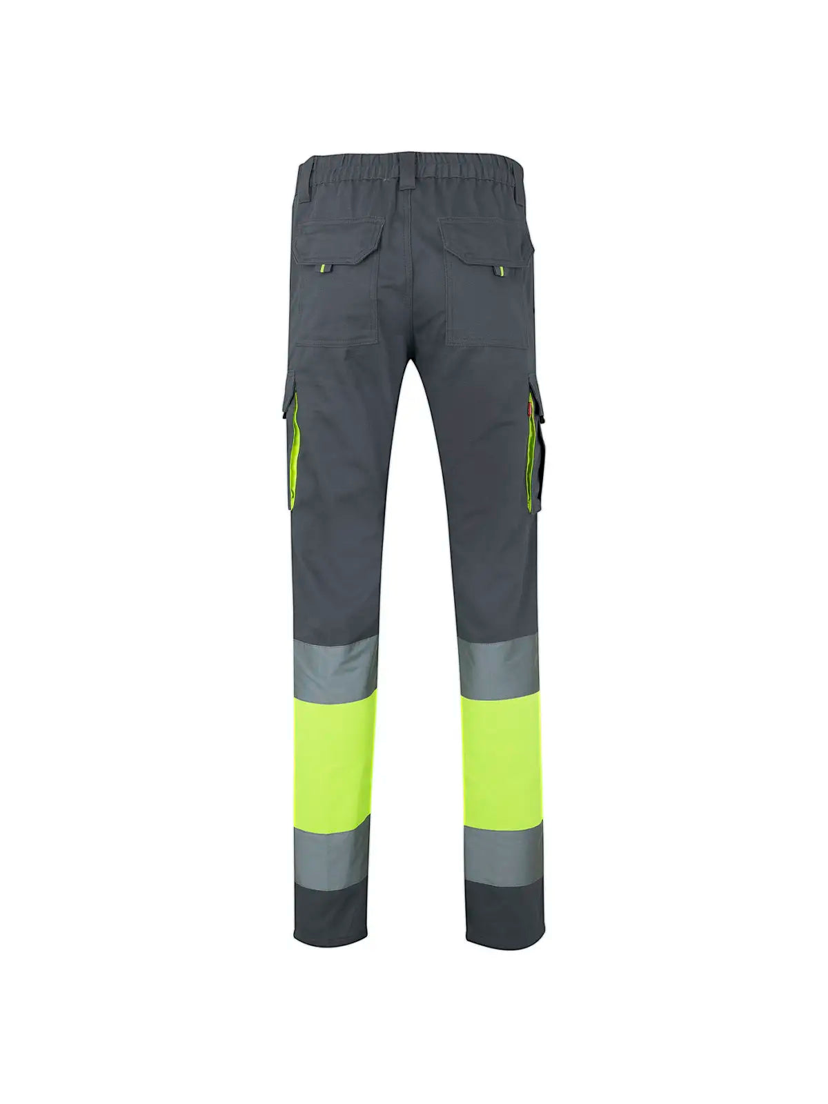 Pantalón alta visibilidad 100% algodón bicolor multibolsillos Velilla 303007