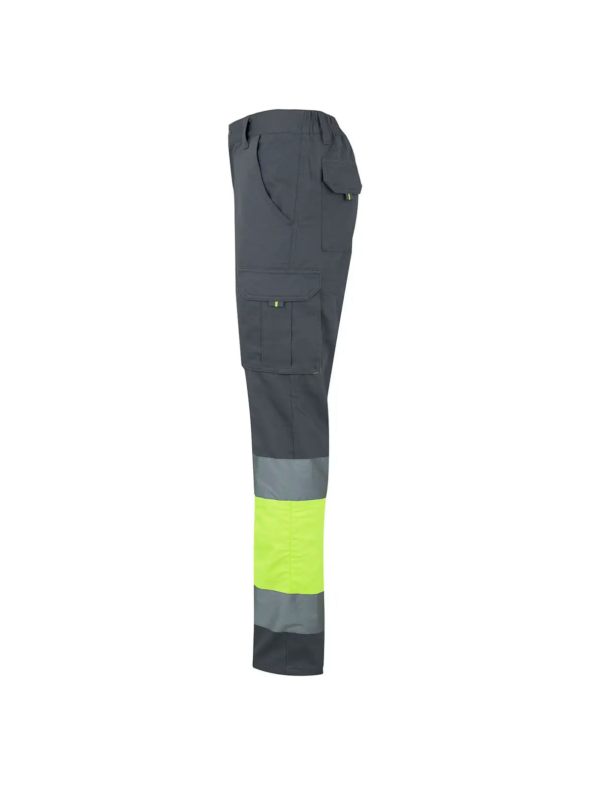 Pantalón alta visibilidad 100% algodón bicolor multibolsillos Velilla 303007