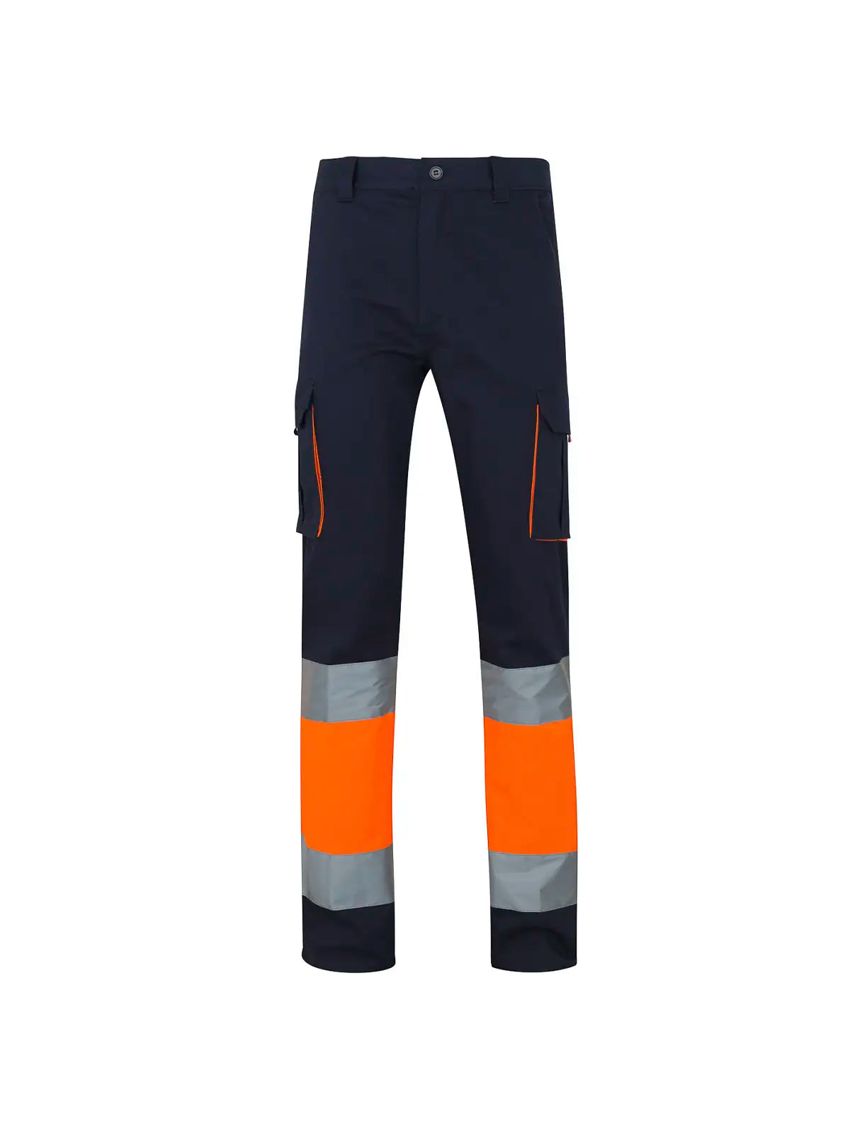 Pantalón alta visibilidad 100% algodón bicolor multibolsillos Velilla 303007