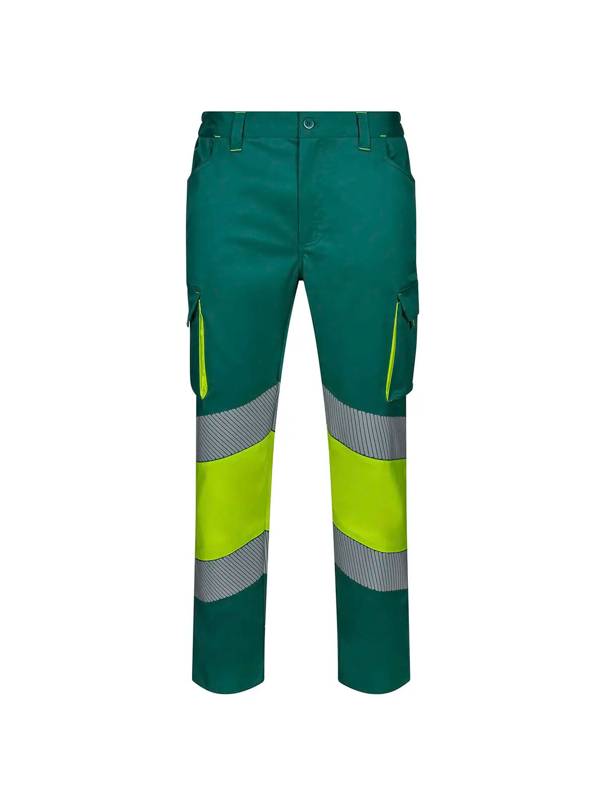 Pantalón alta visibilidad stretch bicolor cinta segmentada Velilla 303008S
