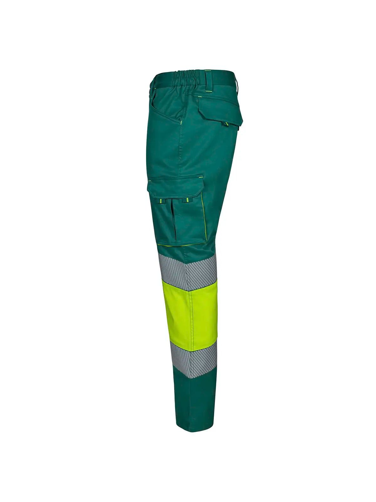 Pantalón alta visibilidad stretch bicolor cinta segmentada Velilla 303008S