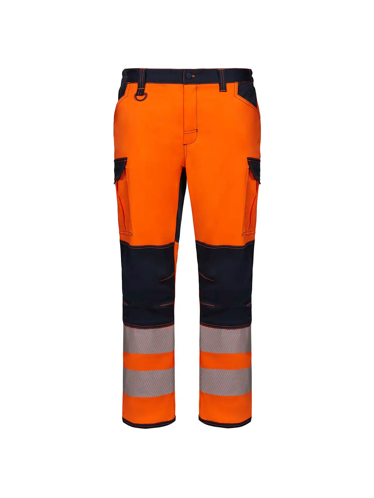 Pantalón alta visibilidad stretch con rodilleras cinta segmentada Velilla 303010S