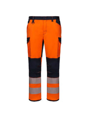 Pantalón alta visibilidad stretch con rodilleras cinta segmentada Velilla 303010S