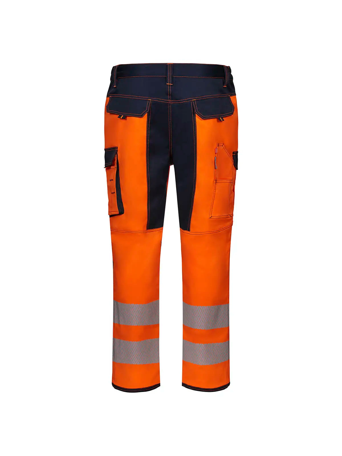 Pantalón alta visibilidad stretch con rodilleras cinta segmentada Velilla 303010S