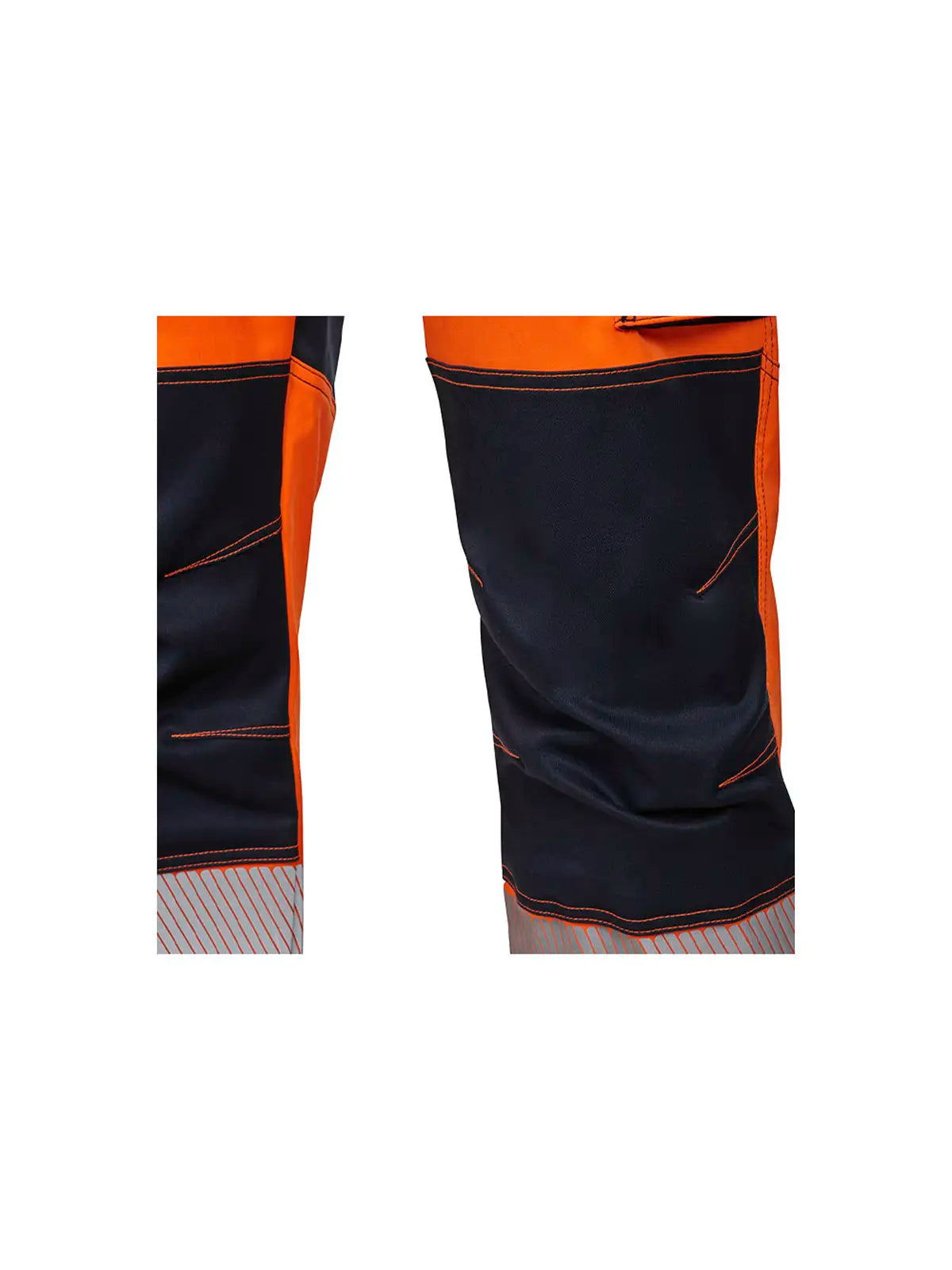 Pantalón alta visibilidad stretch con rodilleras cinta segmentada Velilla 303010S