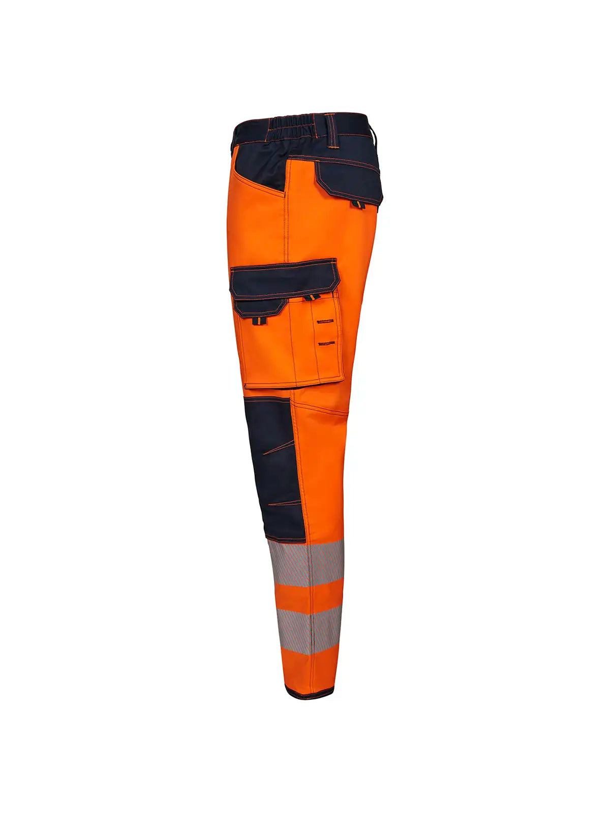 Pantalón alta visibilidad stretch con rodilleras cinta segmentada Velilla 303010S