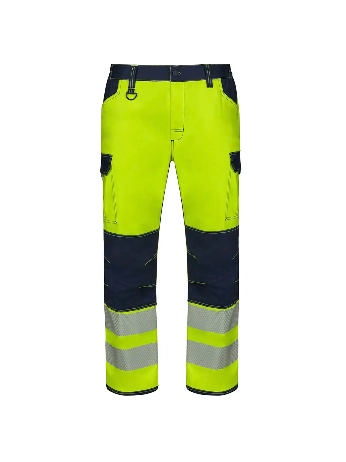 Pantalón alta visibilidad stretch con rodilleras cinta segmentada Velilla 303010S
