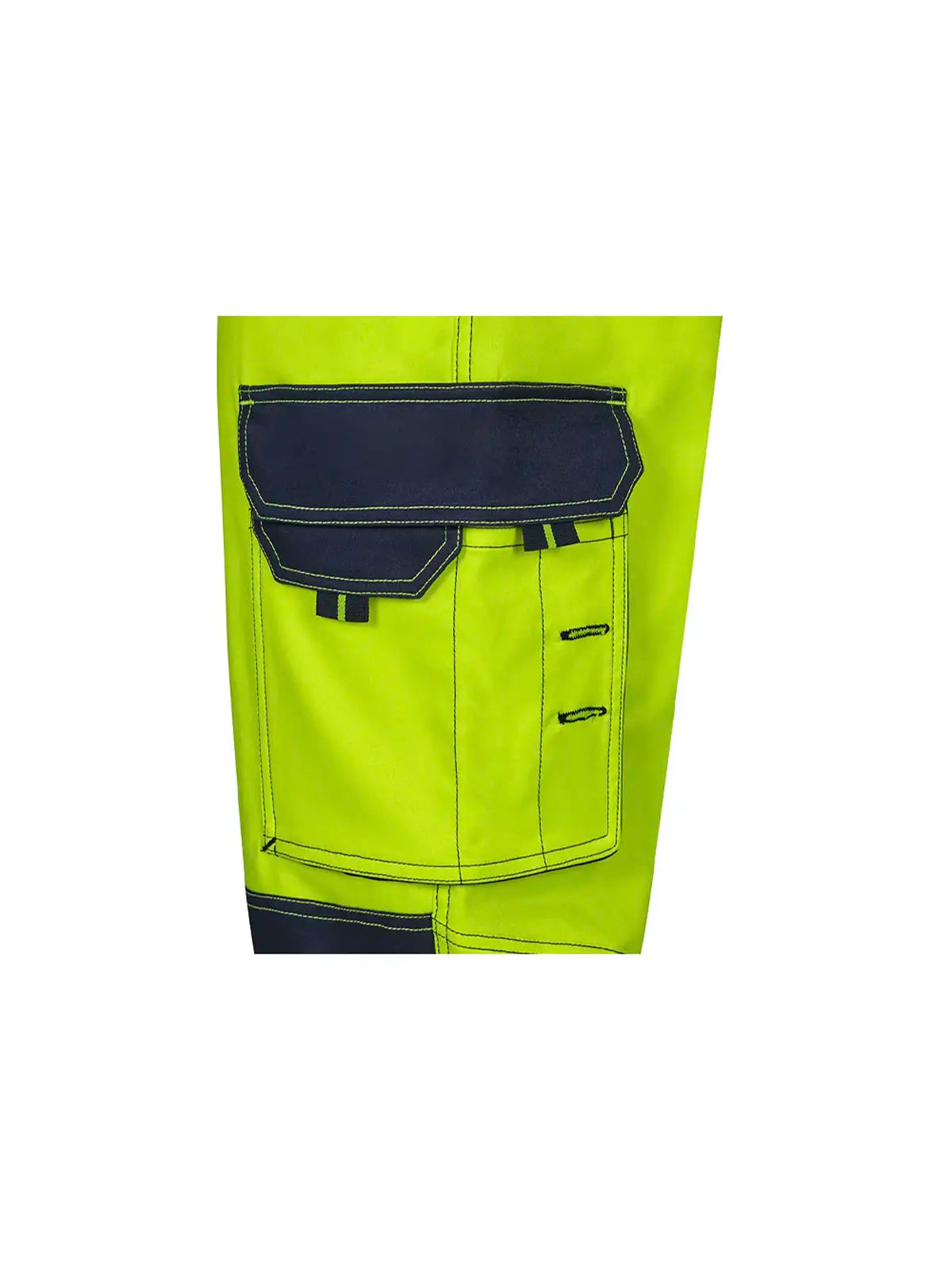 Pantalón alta visibilidad stretch con rodilleras cinta segmentada Velilla 303010S