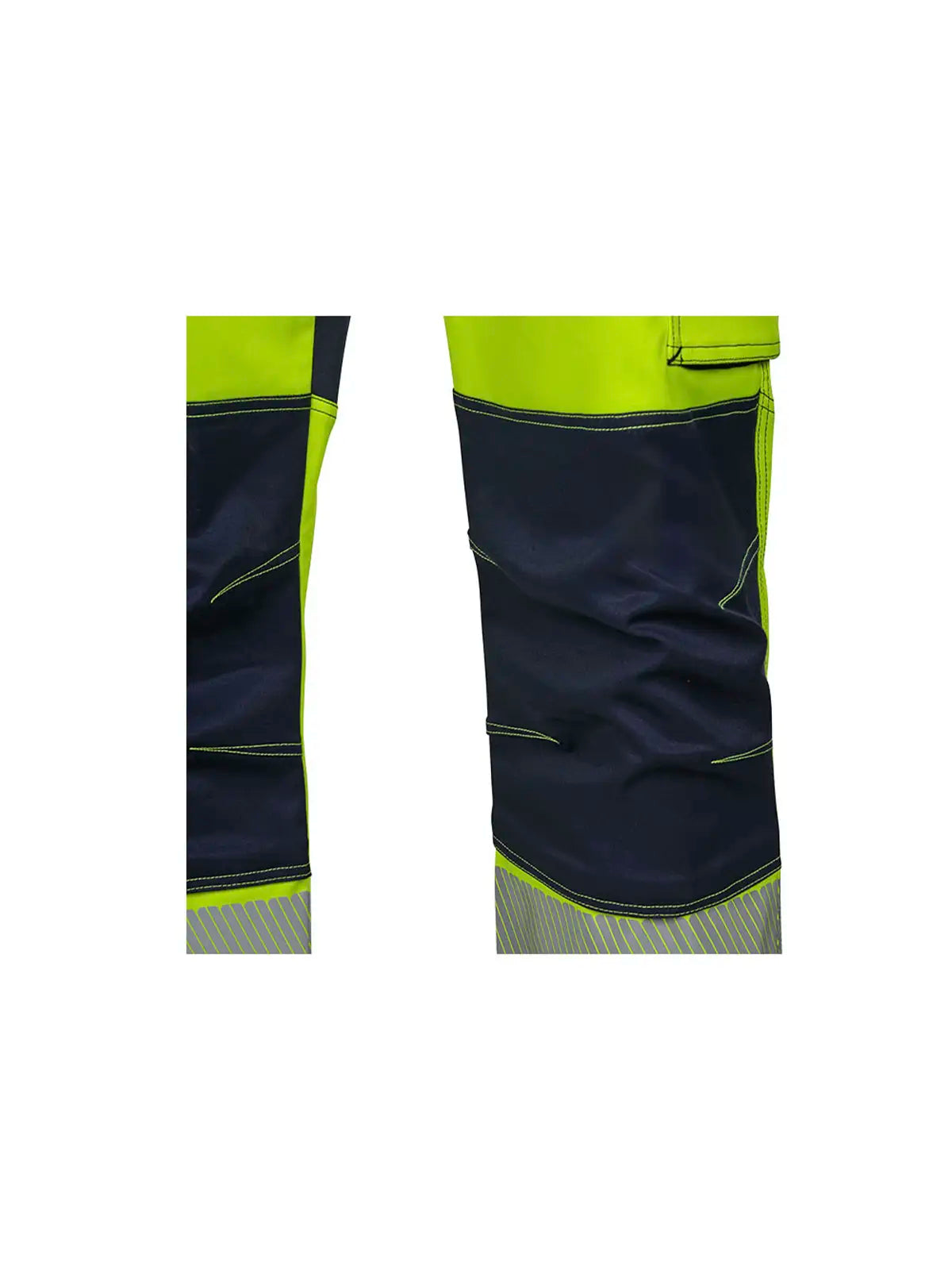 Pantalón alta visibilidad stretch con rodilleras cinta segmentada Velilla 303010S