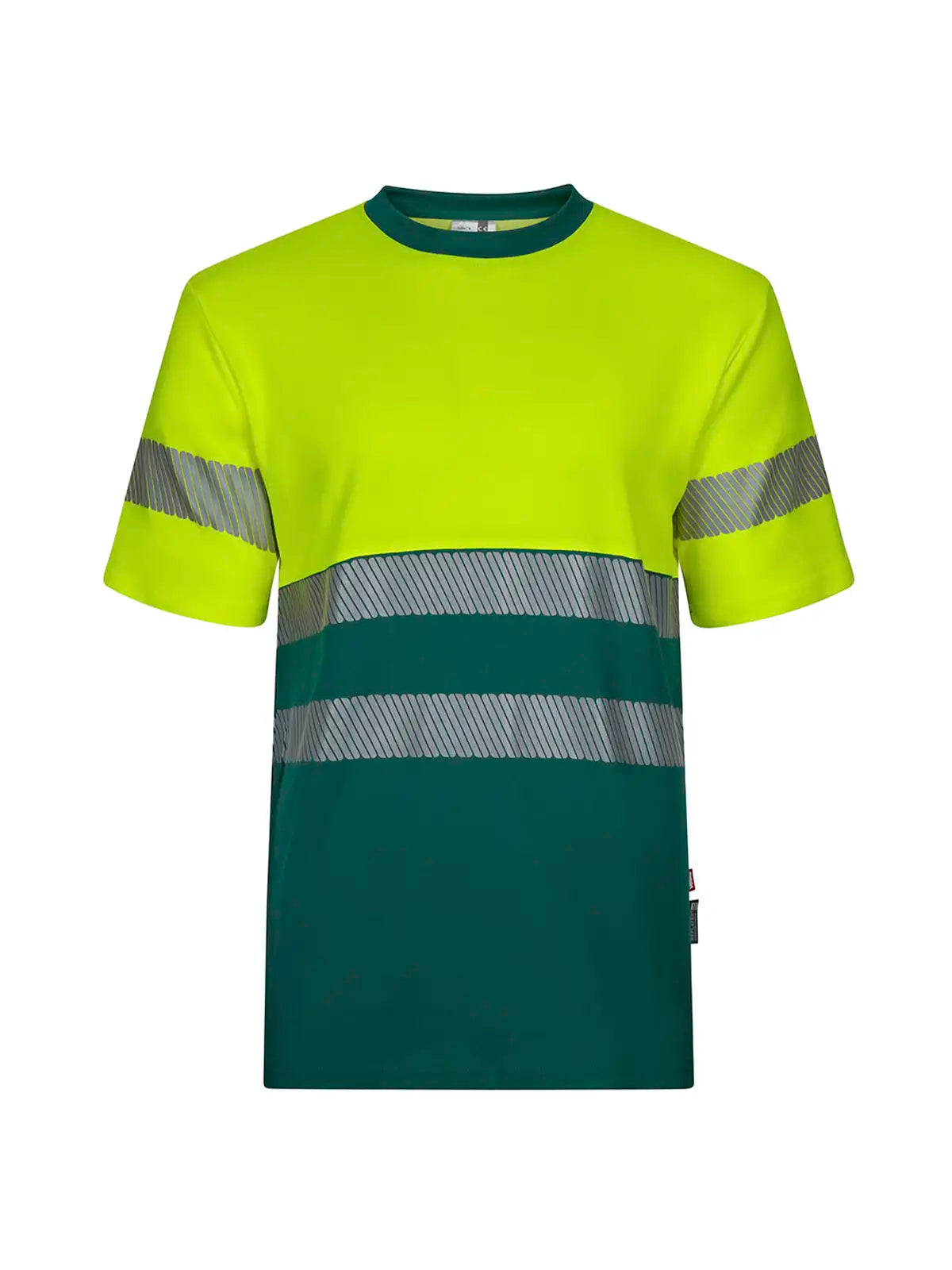 Camiseta alta visibilidad algodón manga corta cinta segmentada Velilla 305509