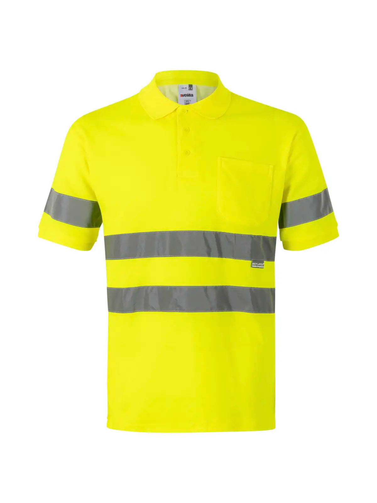 Polo alta visibilidad algodón manga corta Velilla 305512