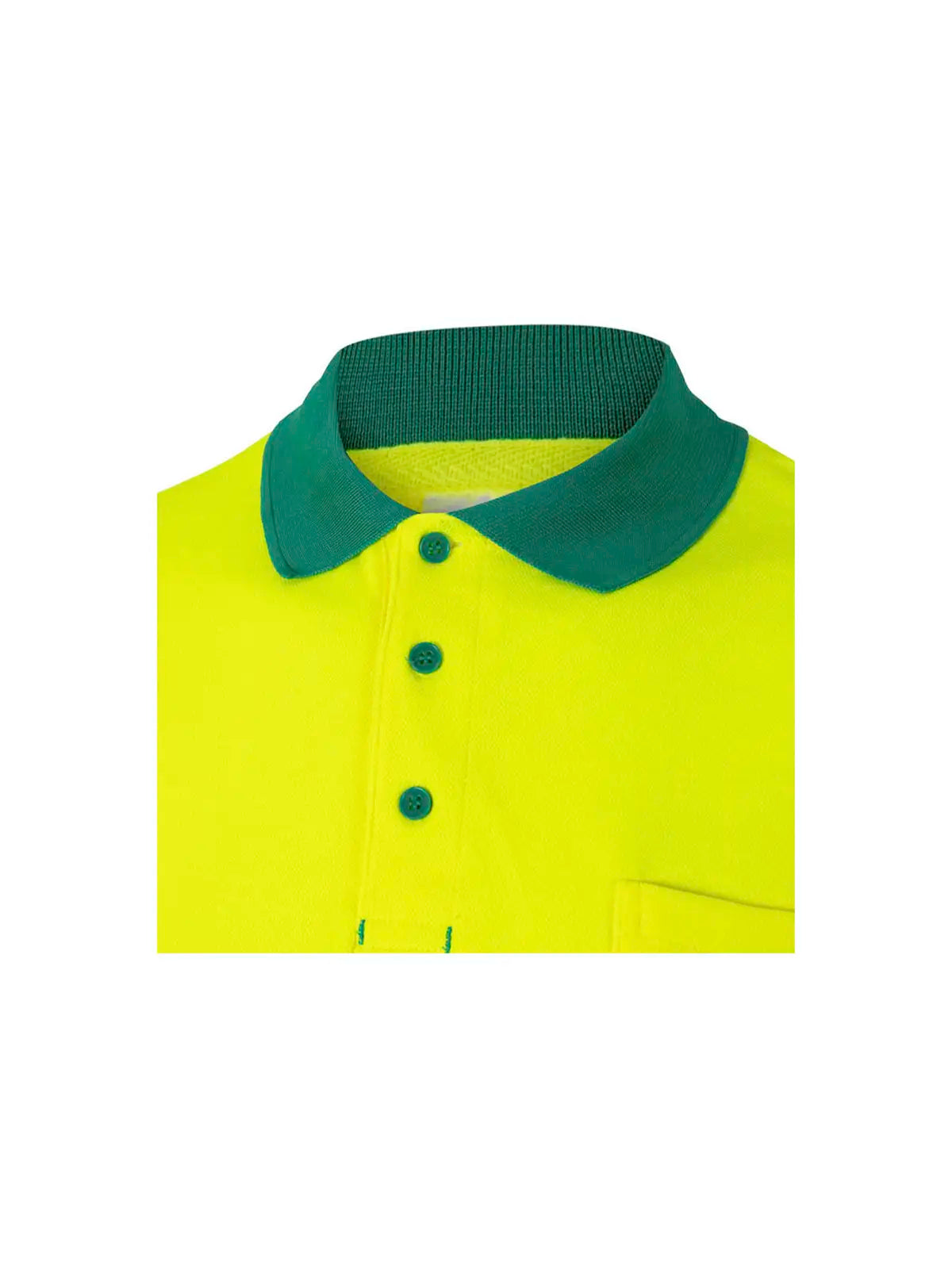 Polo alta visibilidad algodón bicolor manga corta Velilla 305513