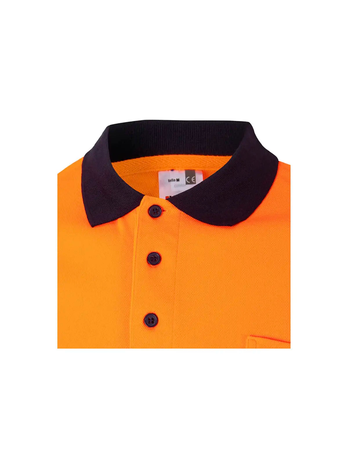 Polo alta visibilidad algodón bicolor manga corta Velilla 305513