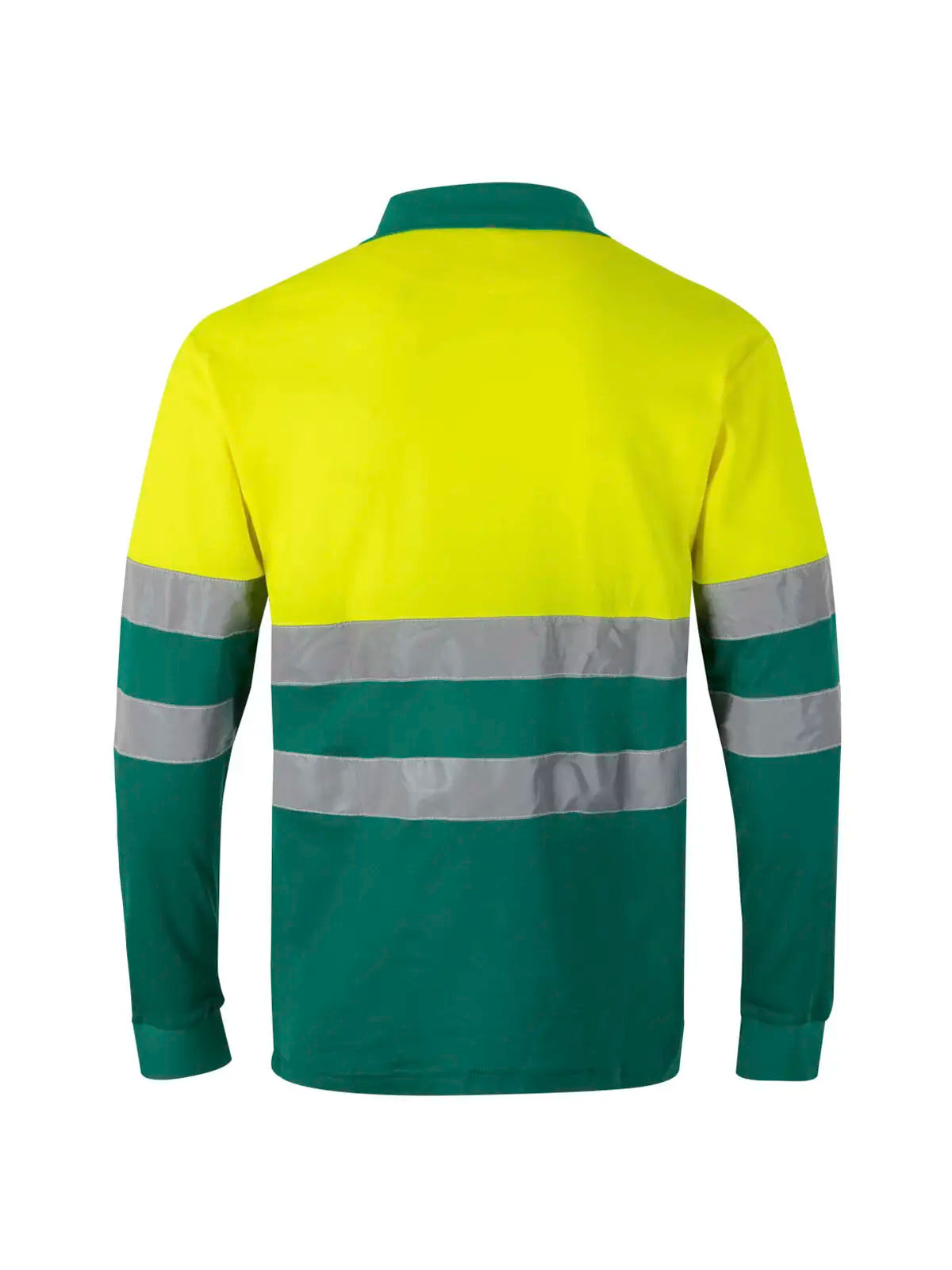 Polo alta visibilidad algodón bicolor manga larga Velilla 305515
